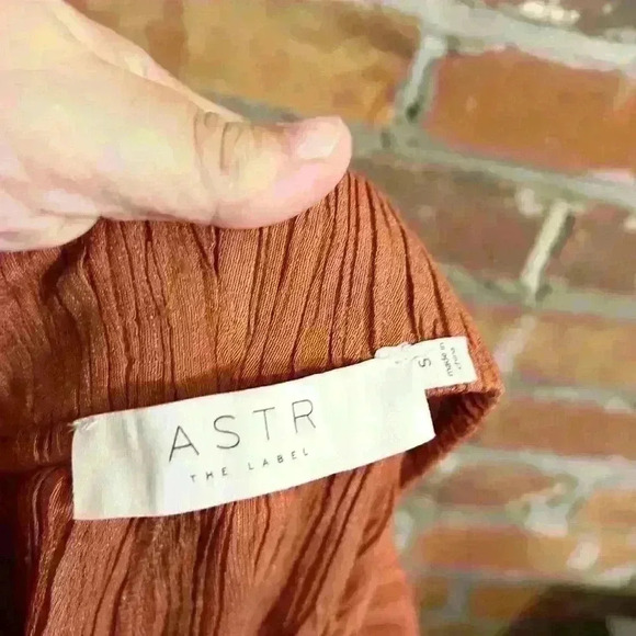 ASTR Janesa Rust Pant In Brown Size Small - Picture 6 of 7